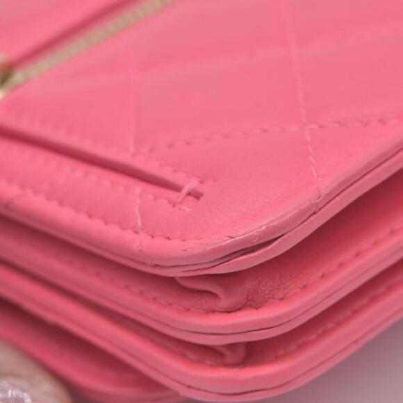 Chanel Lambskin Quilted Mini Trendy CC Wallet On Chain WOC - Picture 13 of 15